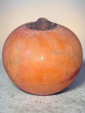 Vintage Italian Carrara Marble Persimmon - Made in Italy
